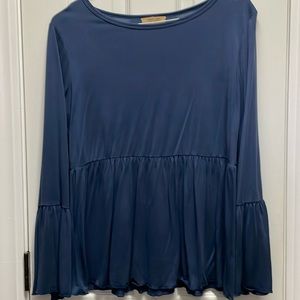 PIKO navy peplum